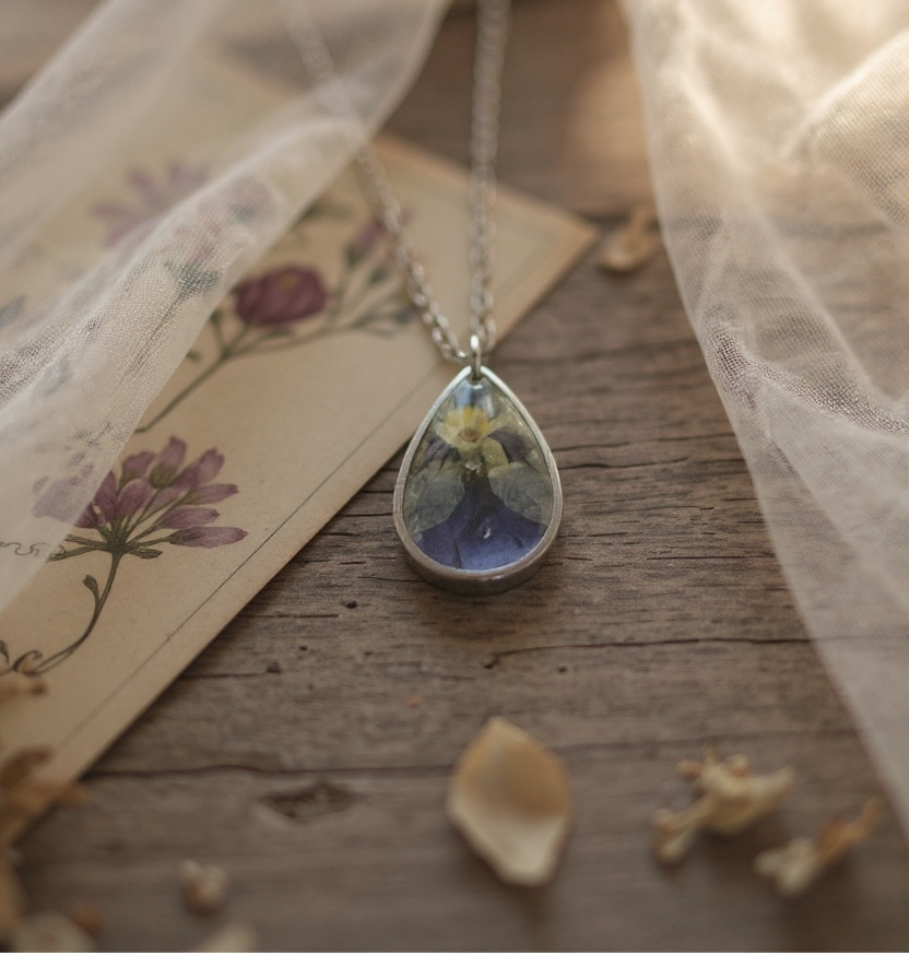Hanger Drop – Viooltje – Goud