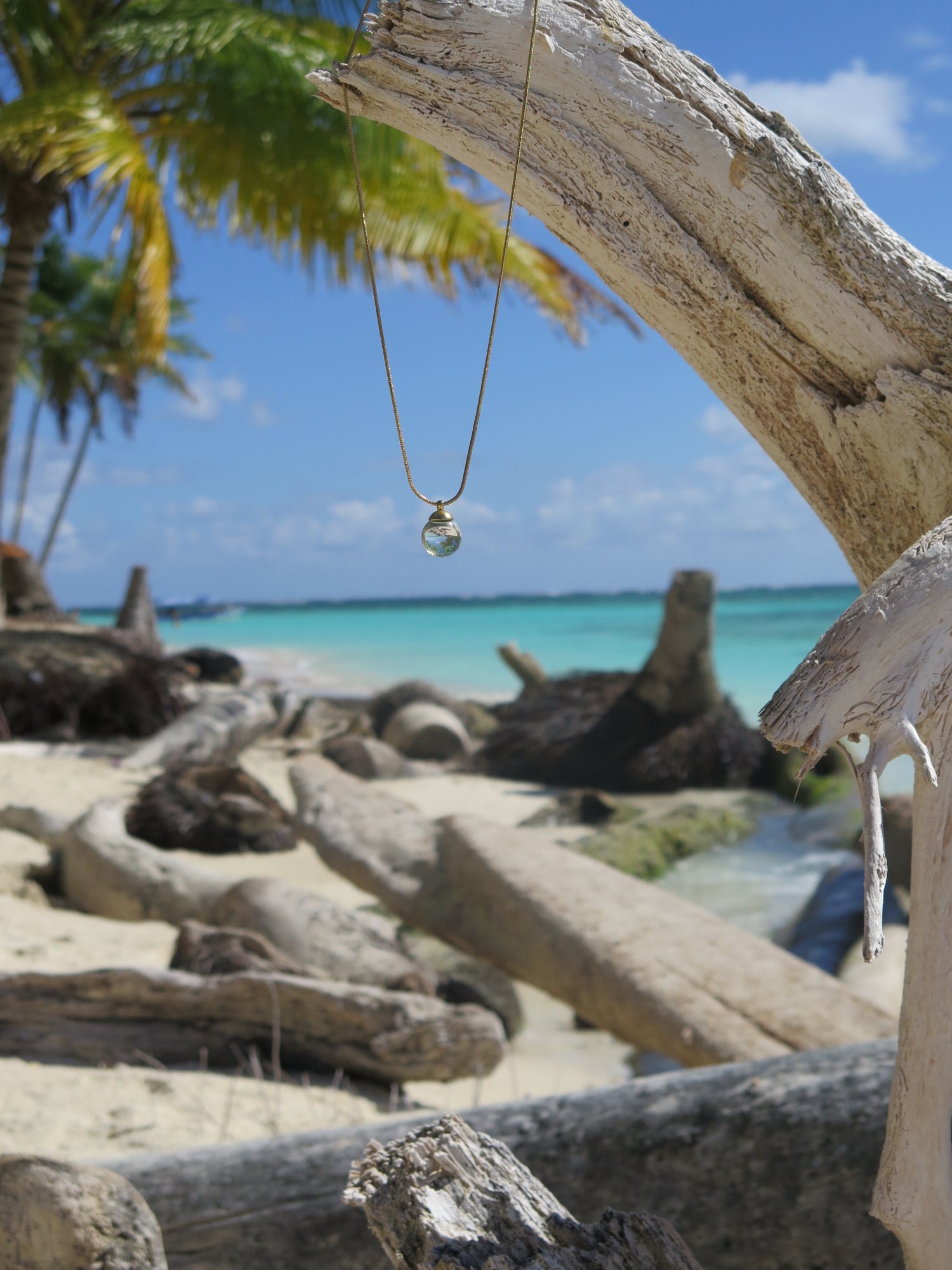Lange gouden ketting