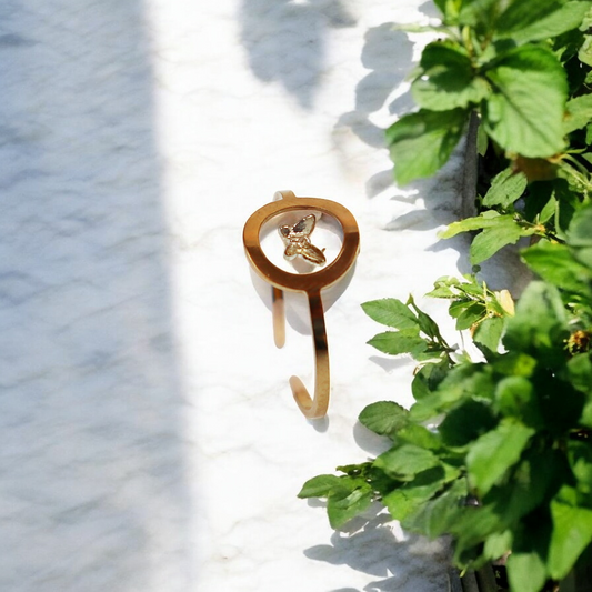 Ring GeoS - Butterfly - Goud