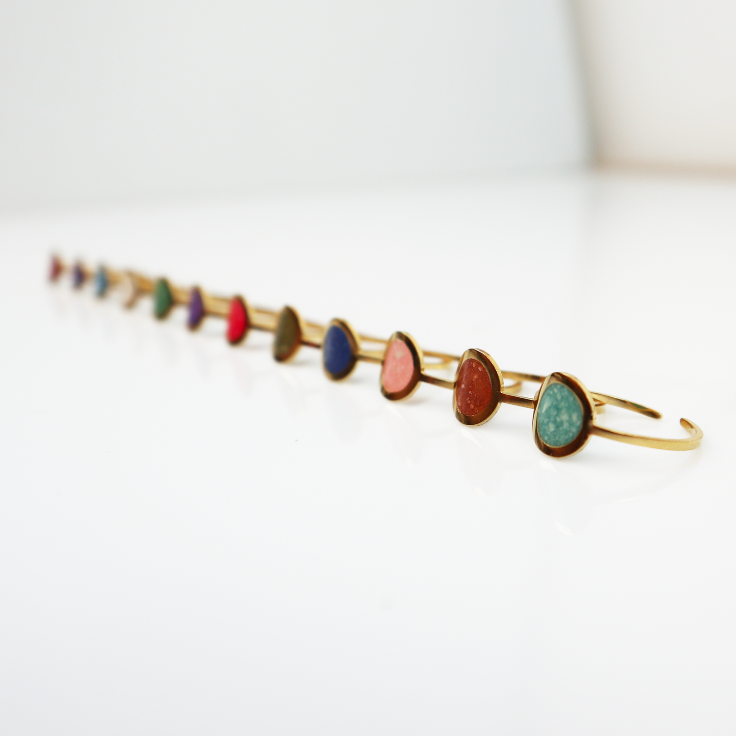 Geboortesteen Ring - Goud - Oktober - Rozenkwarts Roze