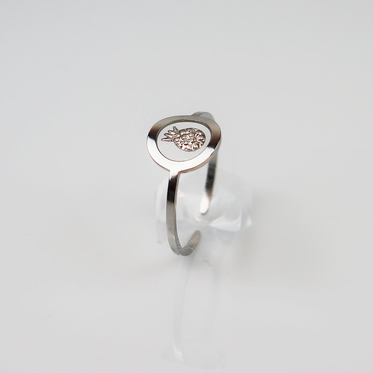 Ring GeoS Ananas Zilver