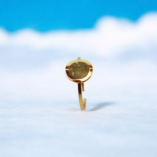 Geboortesteen Ring - Goud - Augustus - Peridoot Groen