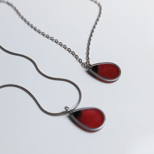 Hanger Drop – Klaproos – Zilver