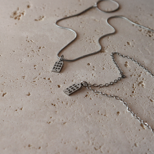 Hanger - Grachtenpandje – Zilver - Open