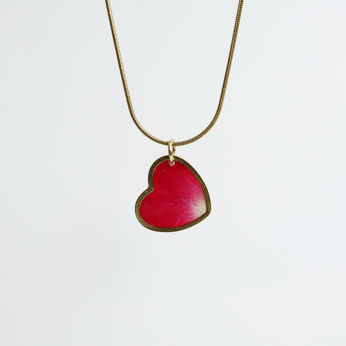 Hanger Hartje – Roos - Rood/Roze - Goud