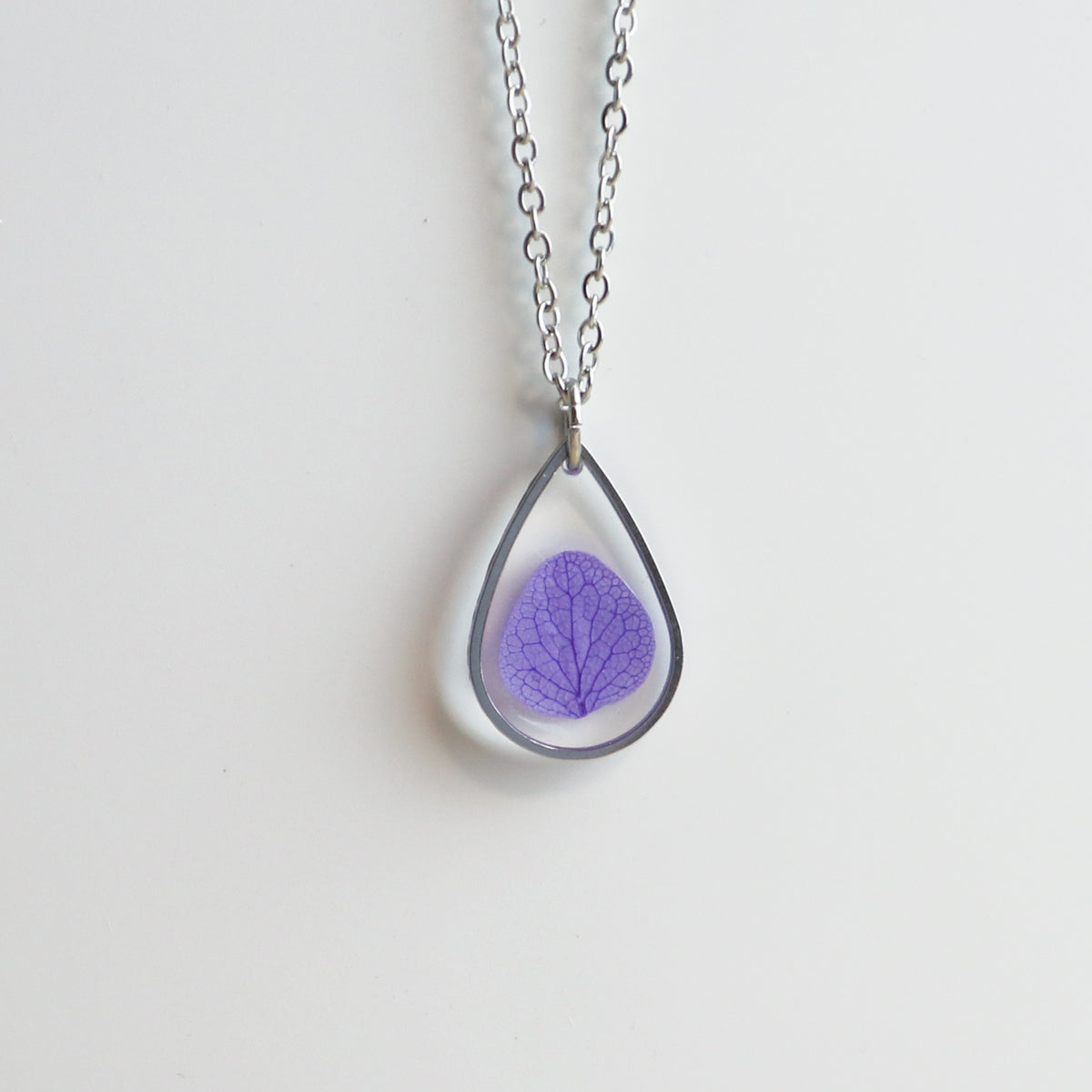 Hanger Drop – Hortensia – Zilver
