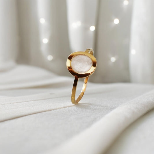 Drupt Ring GeoS Sterrenstof Goud