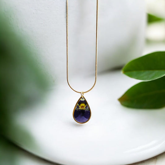 Hanger Drop – Viooltje – Goud