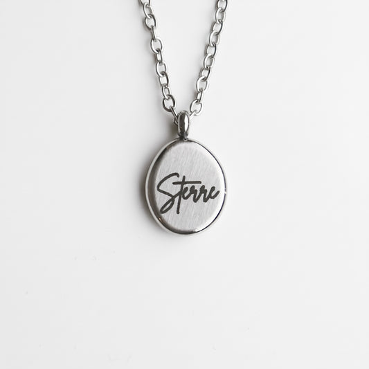 Kiezel Ketting – Zilver | Personaliseerbaar