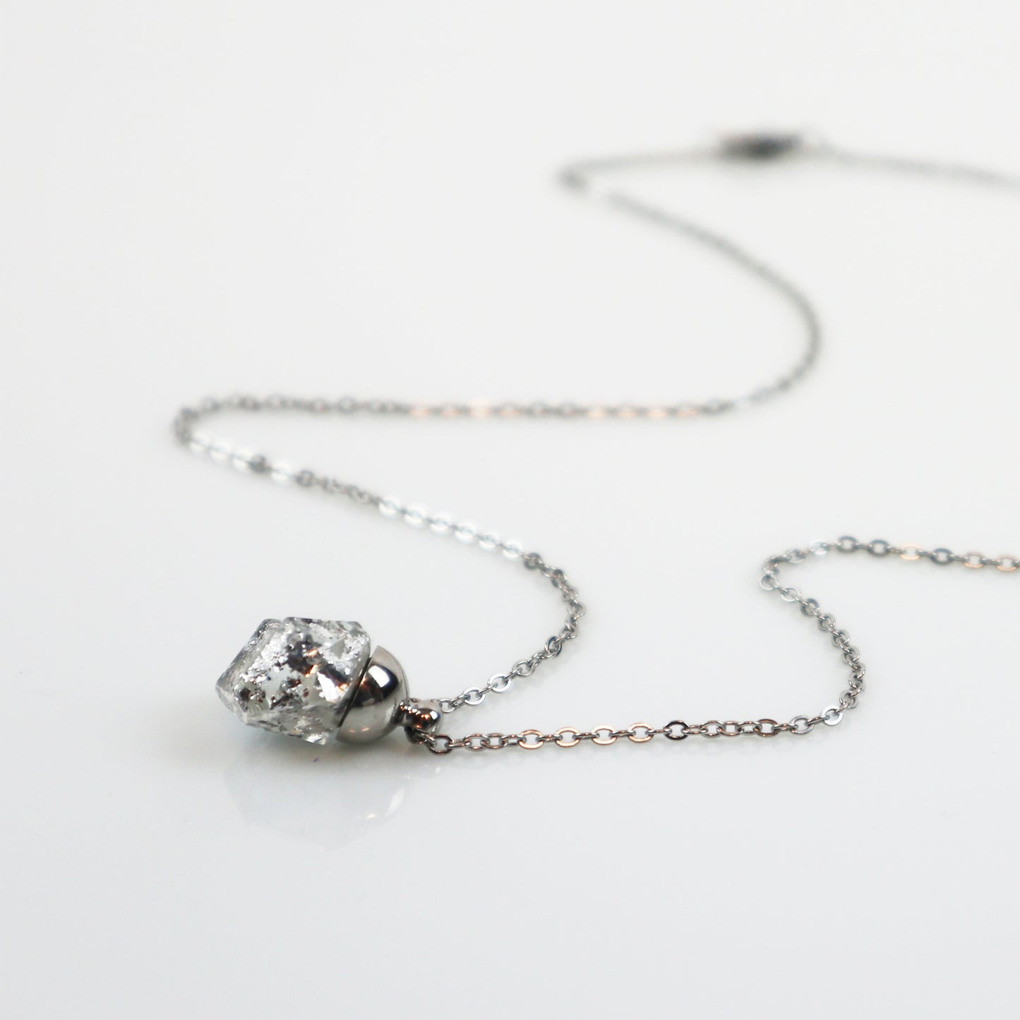 Drupt Hanger Crystal Silver Cloud