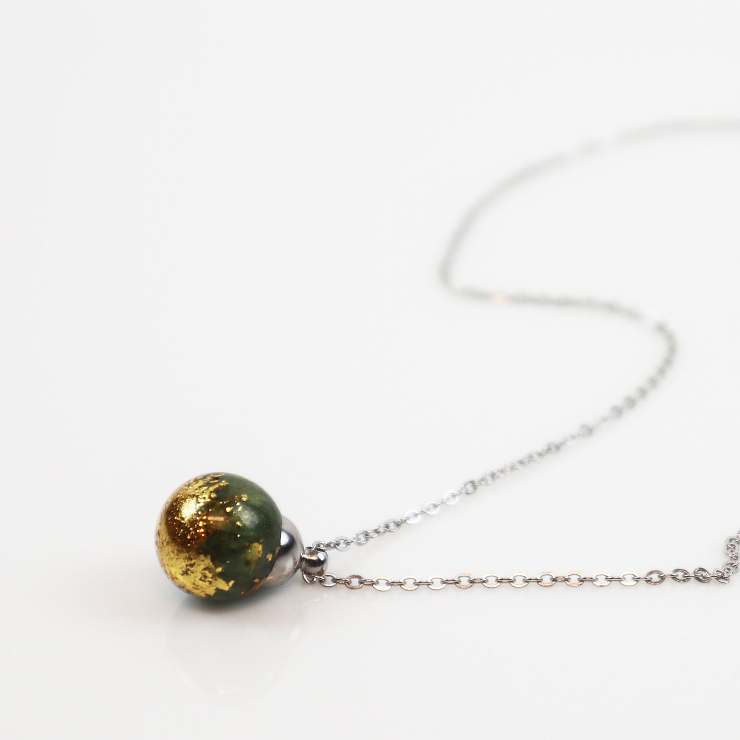Drupt Hanger Snufje Goud Dark Green