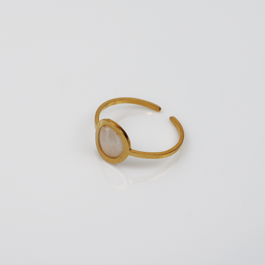 Drupt Ring GeoS Sterrenstof Goud