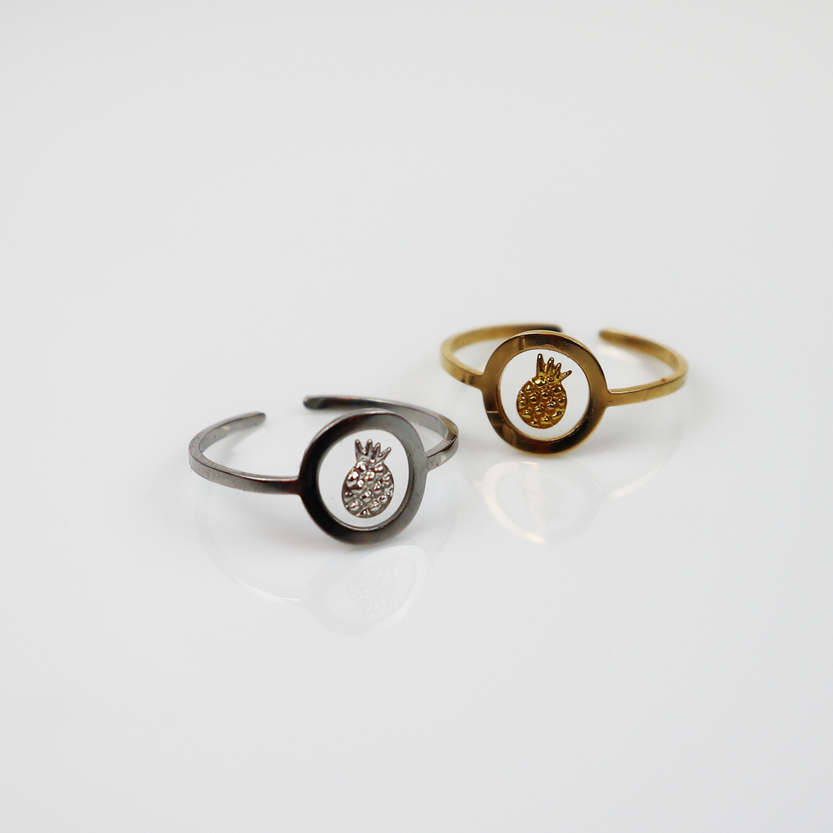 Ring GeoS Ananas Goud
