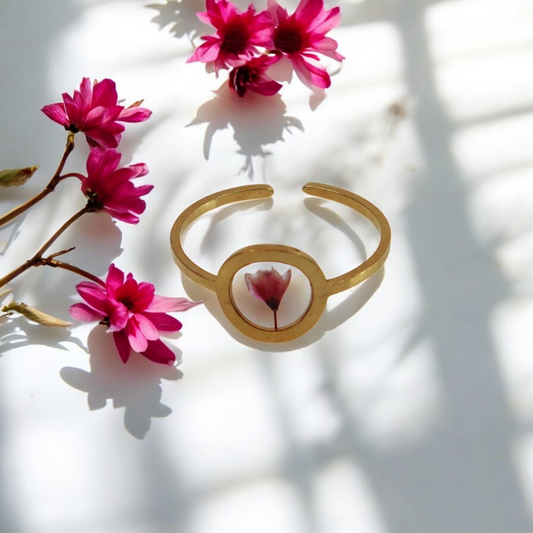 Ring GeoS - Japanse Bloesem - Goud