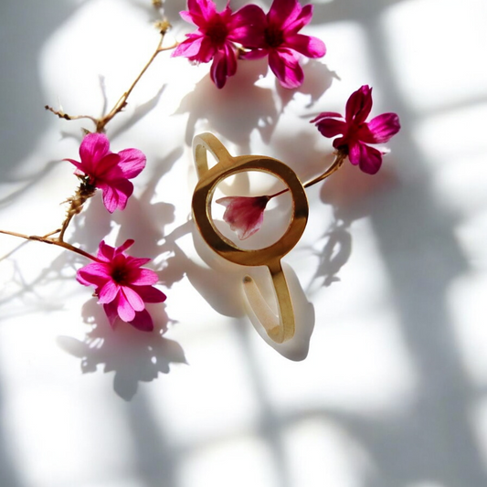 Ring GeoS - Japanse Bloesem - Goud