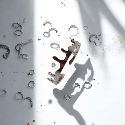 Ring - Druppels - Zilver