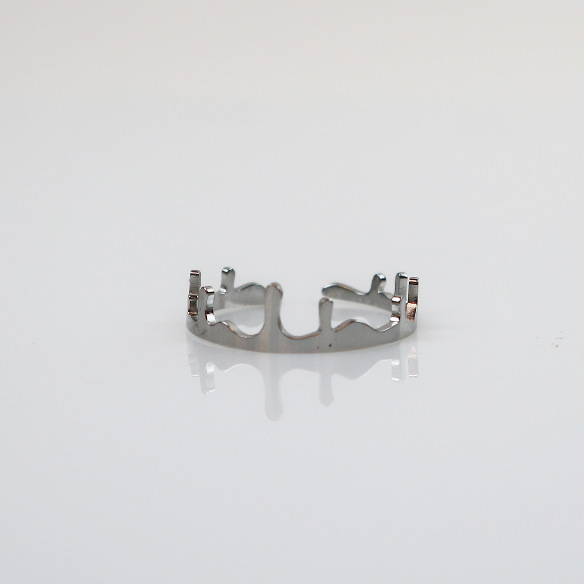 Ring - Druppels - Zilver
