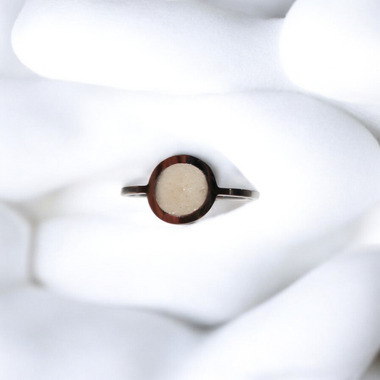 Geboortesteen Ring - Zilver - April - Diamant Wit