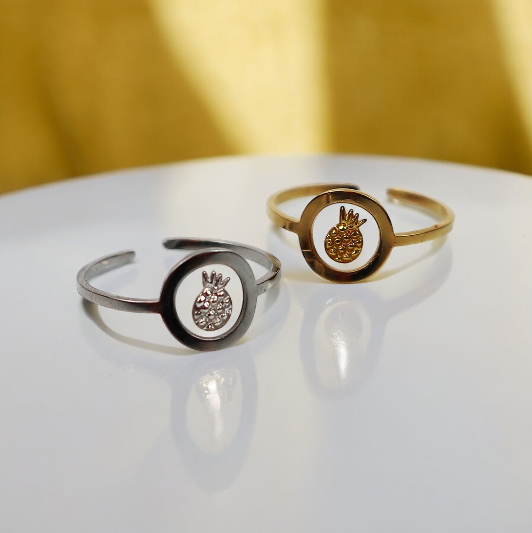 Ring GeoS Ananas Goud
