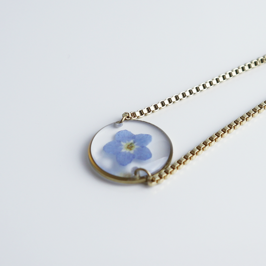 Armband Halo – Vergeet Me Niet – Goud