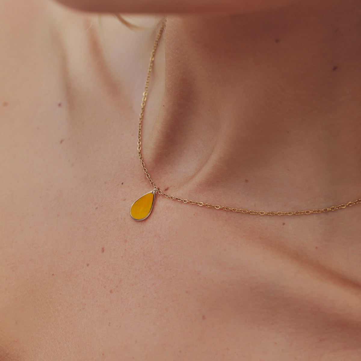 Hanger Drop – Zonnebloem – Zilver