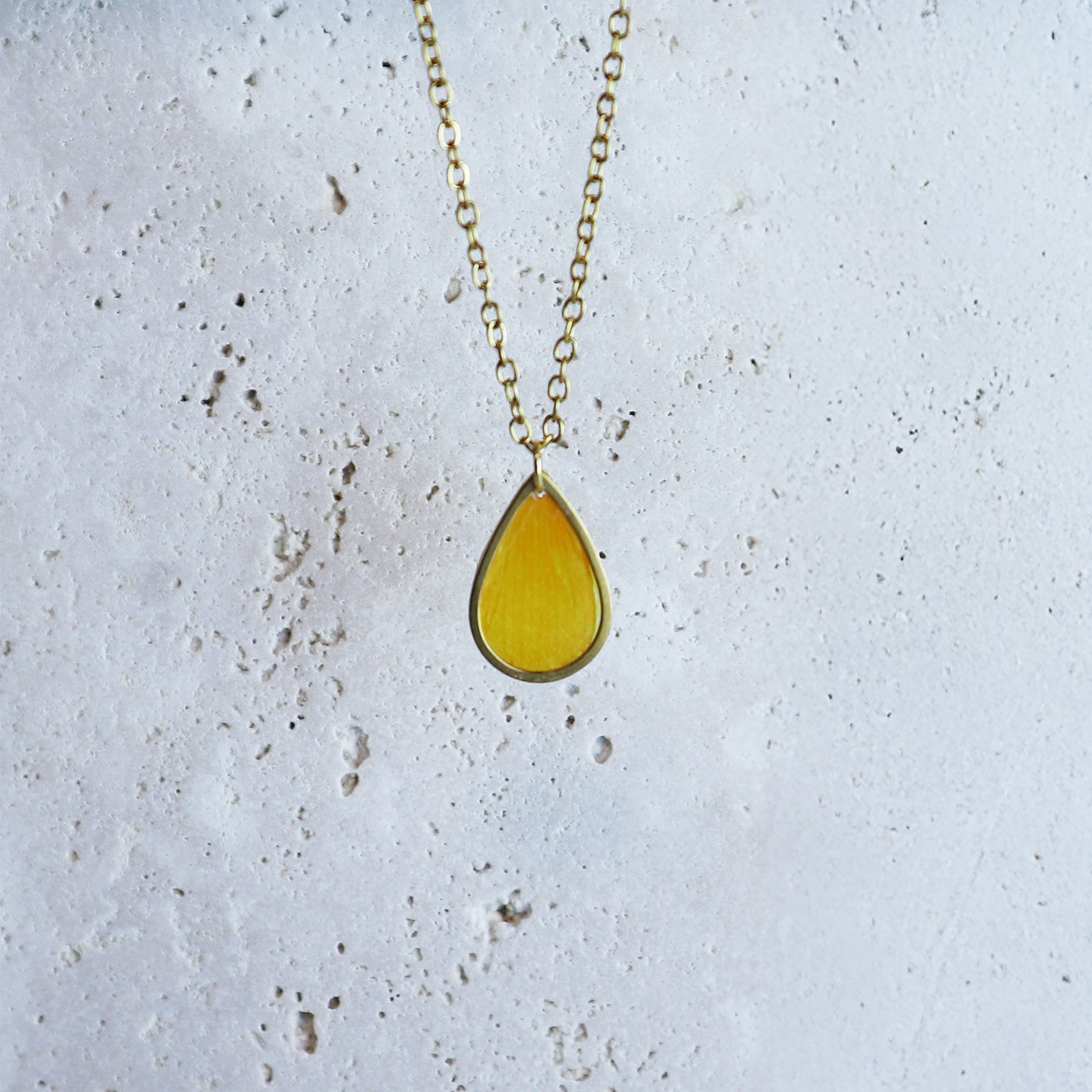 Hanger Drop – Zonnebloem – Goud