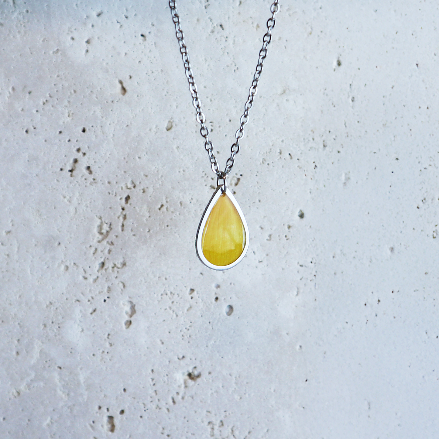 Hanger Drop – Zonnebloem – Zilver