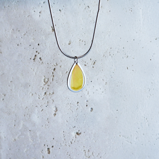 Hanger Drop – Zonnebloem – Zilver