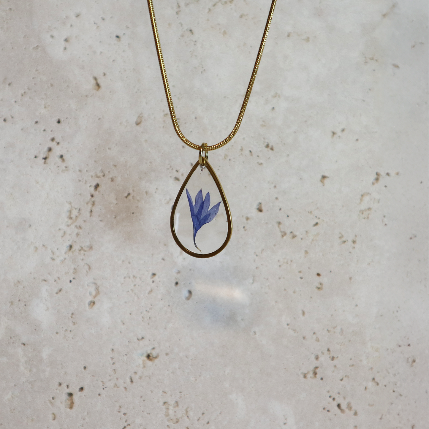 Hanger Drop – Korenbloem – Goud
