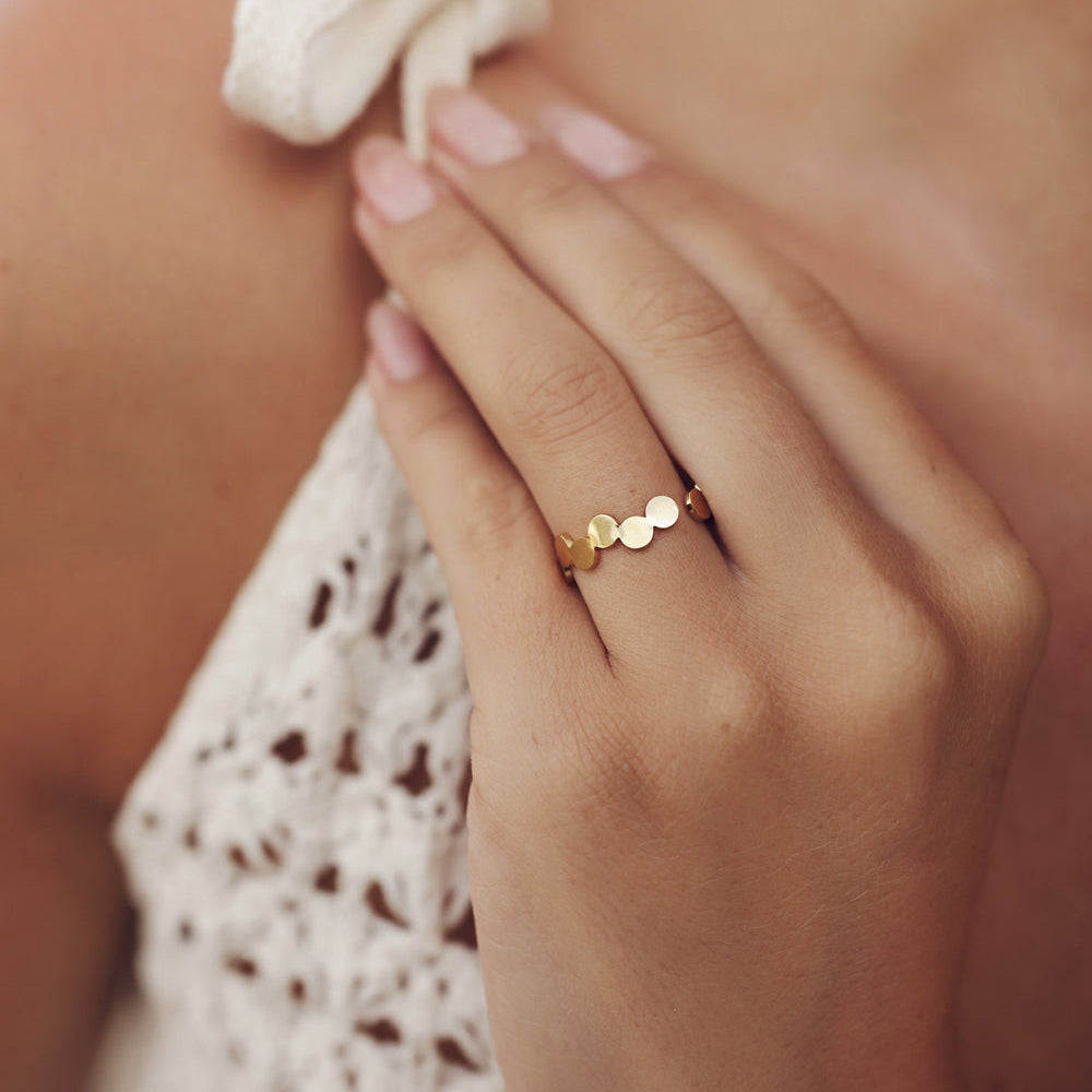 Ring - Bubbels - Goud