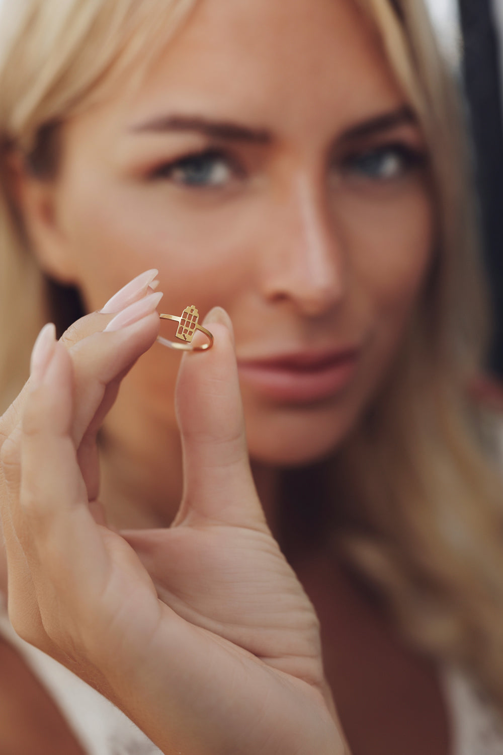 Ring met huisje
