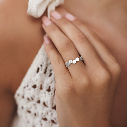 Ring - Bubbels - Zilver