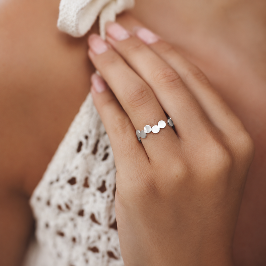 Ring - Bubbels - Zilver