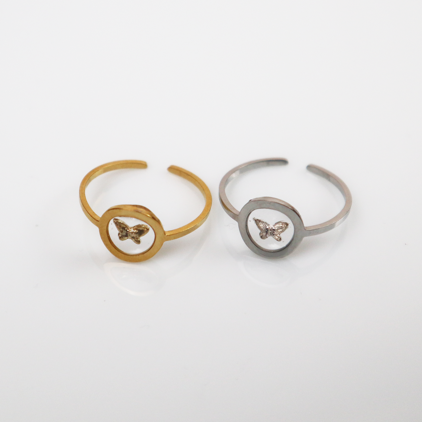 Ring GeoS - Butterfly - Goud