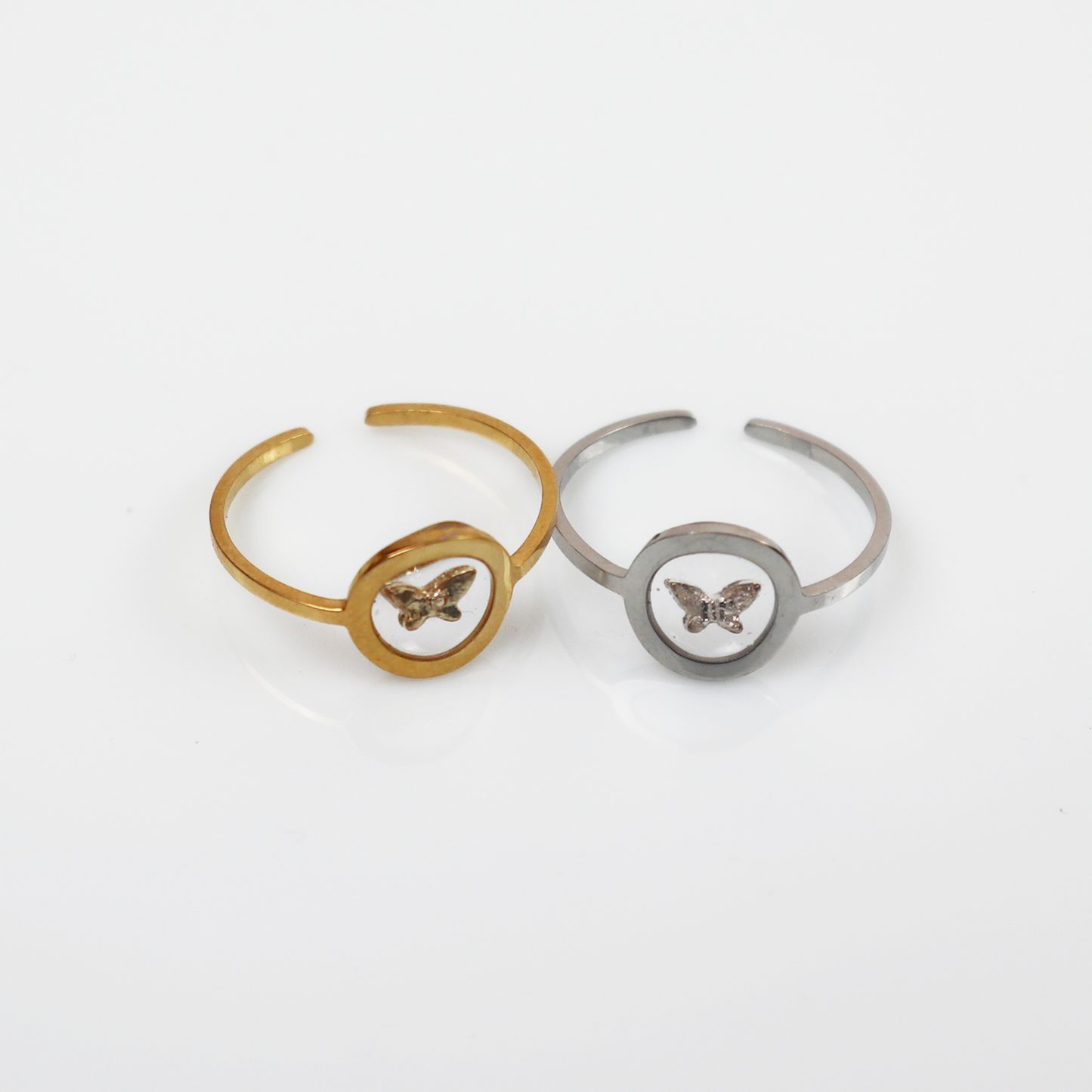 Ring GeoS - Butterfly - Goud