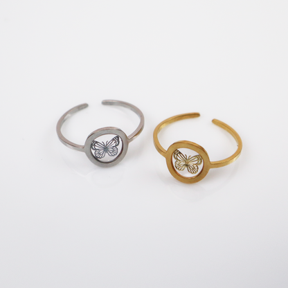 Ring GeoS - Wings - Goud