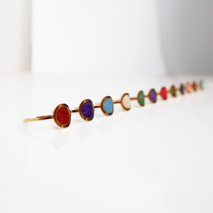 Geboortesteen Ring - Goud - Juli - Robijn Rood