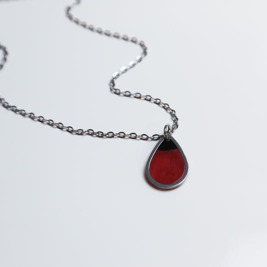 Hanger Drop – Klaproos – Zilver