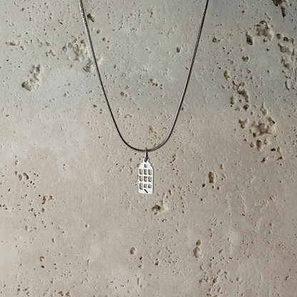 Hanger - Grachtenpandje – Zilver - Open
