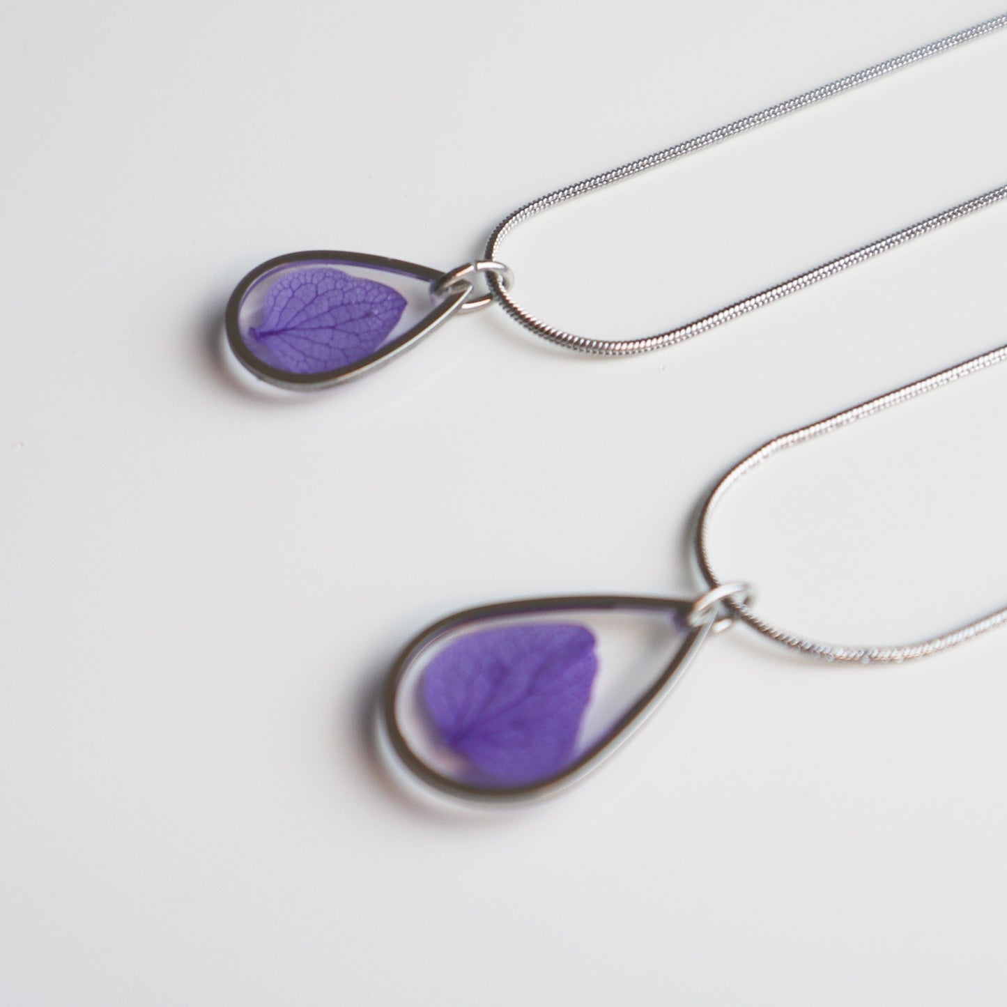 Hanger Drop – Hortensia – Zilver