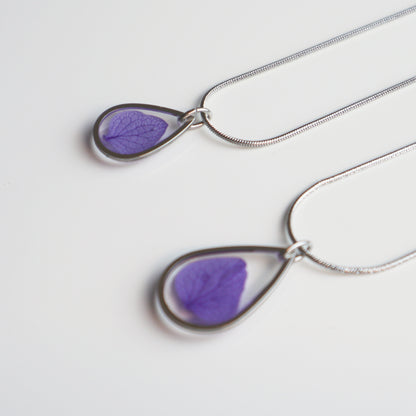 Hanger Drop – Hortensia – Zilver