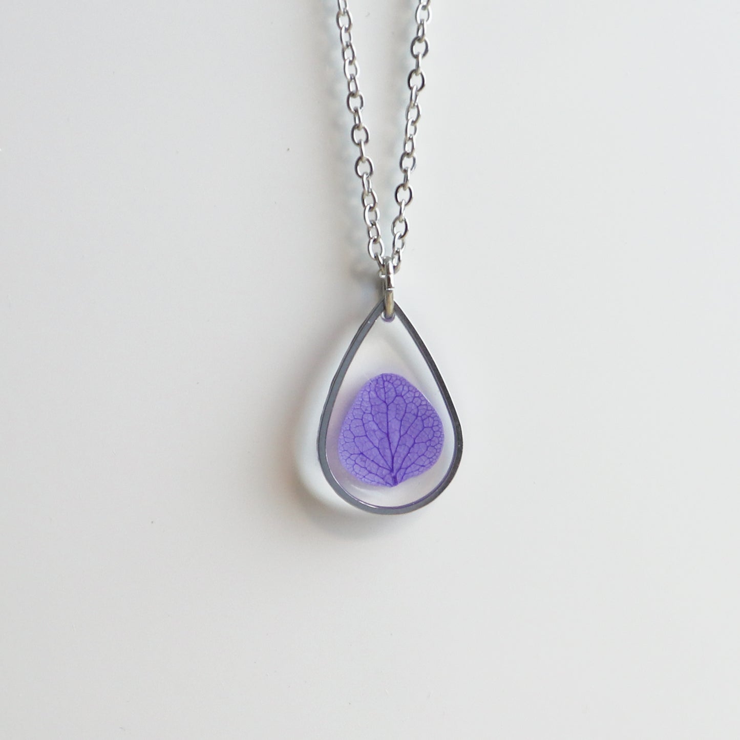 Hanger Drop – Hortensia – Zilver