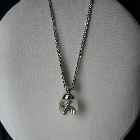 Drupt Hanger Zilveren Bij