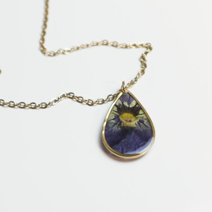 Hanger Drop – Viooltje – Goud