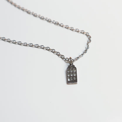 Hanger - Grachtenpandje – Zilver - Open