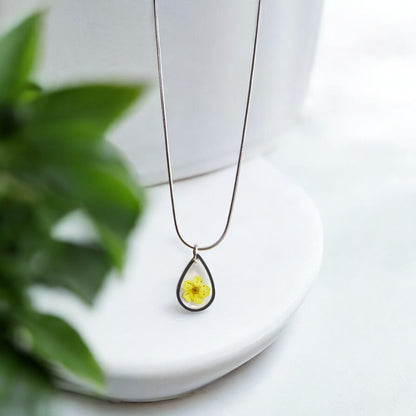 Hanger Drop – Plum Bloesem – Geel – Goud