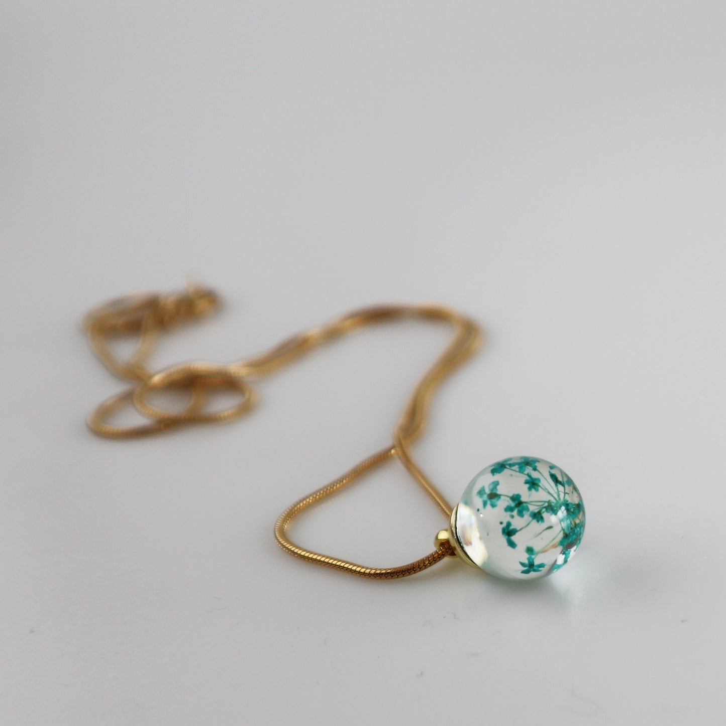 Drip Pendant Dill Turquoise