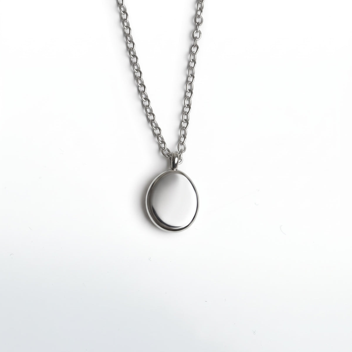 Kiezel Zilver + ketting