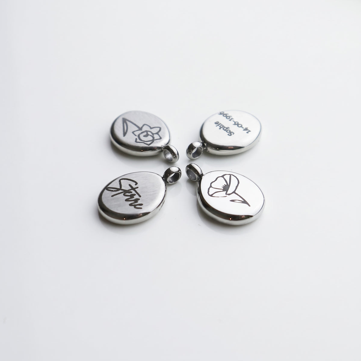 Kiezel Zilver + ketting