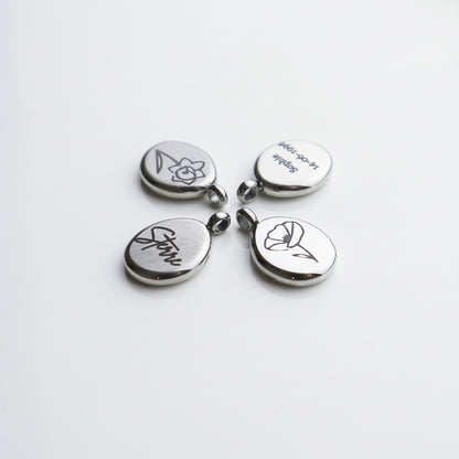 Kiezel Zilver + ketting